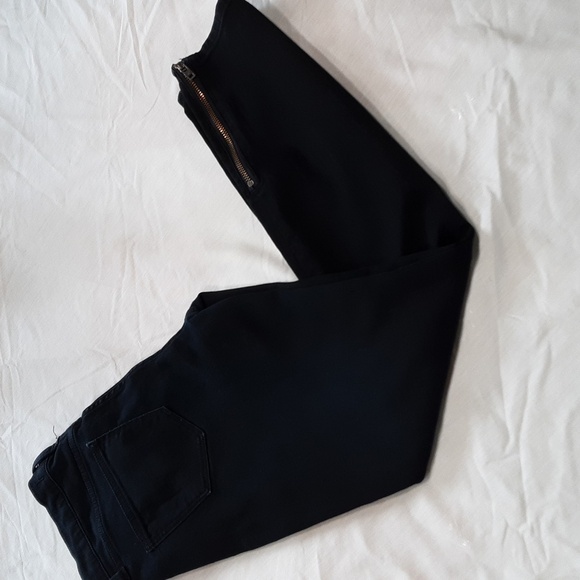 Madewell Size 28 Dark Indigo Blue Skinny Skinny Ankle-Zip Jeans, Gently Used - Picture 8 of 16